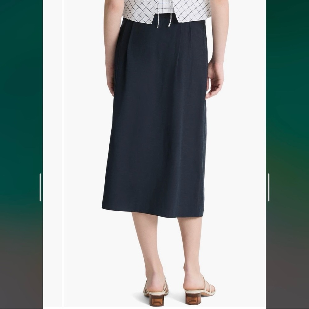 Vince Belted Midi Skirt in Coastal - Picture 5 of 12